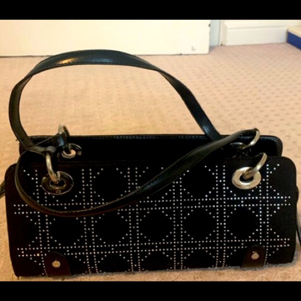 Bedazzled Cannage Style Purse